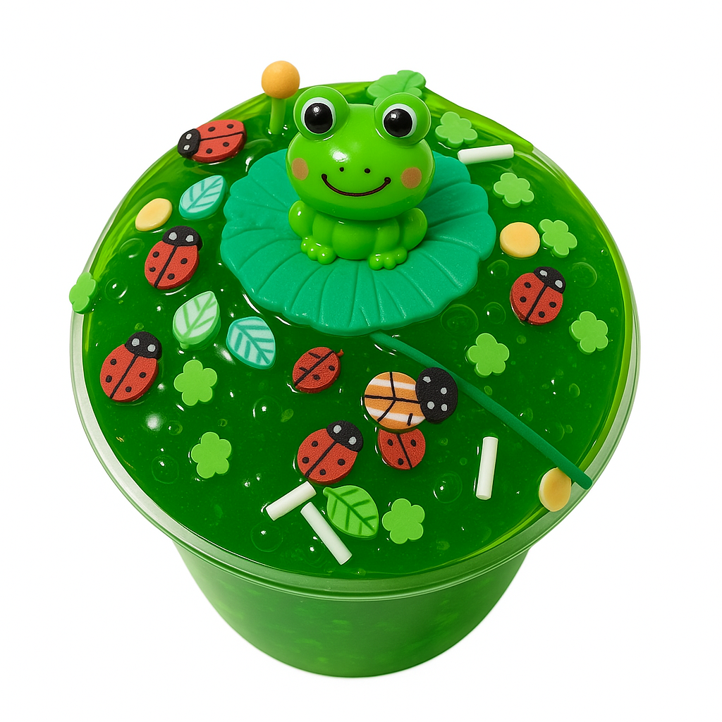 Leapin Lily Clear Slime